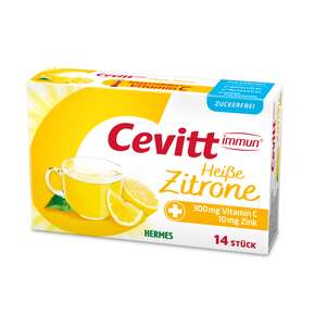 Cevitt immun® Heiße Zitrone zuckerfrei 14 ST, A-Nr.: 5105755 - 01