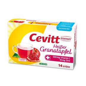 Cevitt immun® Heißer Granatapfel Zuckerfrei 14 ST, A-Nr.: 5105778 - 01