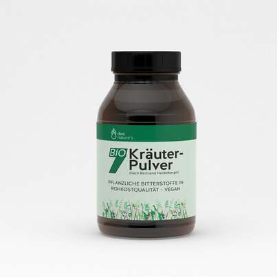 doc nature’s BIO 7 Kräuter-Pulver, Glas, A-Nr.: 5619483 - 02