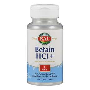 Supplementa Betain HCL+ 250mg Tabletten, A-Nr.: 5395457 - 01