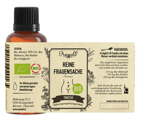 Auwald® - Reine Frauensache - BIO Tropfen (Auszug, Extrakt, Essenz), A-Nr.: 5679982 - 04