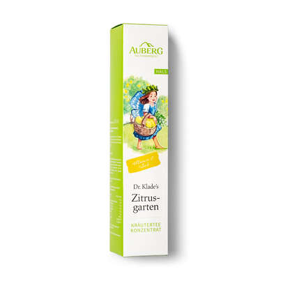 Sie sehen eine Packung AUBERG Teekonzentrat Zitrusgarten, Produktbild: 01 AUBERG Teekonzentrat Zitrusgarten, A-Nr.: 4734756 - 01
