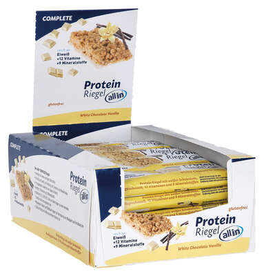 all in® COMPLETE Protein Riegel White Chocolate Vanilla (25 x 40g), A-Nr.: 5332681 - 03