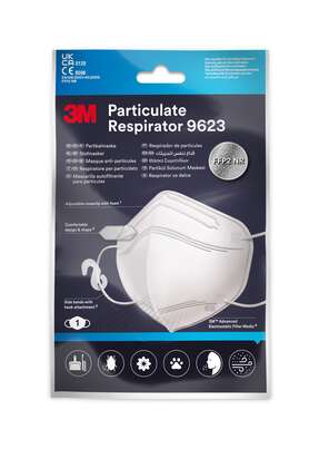 3M™ Partikelmaske 9623, 1/Packung, A-Nr.: 5566700 - 01