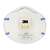 3M™ Maske für Hand- und Maschinenschleifen, FFP2, mit Ventil, 3 pro Packung, A-Nr.: 5646876 - 04