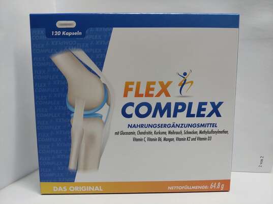 Sie sehen eine Packung Flex Complex, Produktbild: 01 Flex Complex, A-Nr.: 5791319 - 01