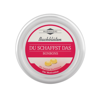 Sie sehen eine Packung Murnauers Bachblüten Du schaffst das Bonbons, Produktbild: 01 Murnauers Bachblüten Du schaffst das Bonbons, A-Nr.: 4902656 - 01