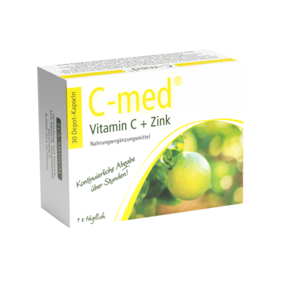 C-med® Vitamin C + Zink Depot-Kapseln, A-Nr.: 3252989 - 01