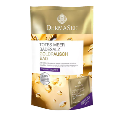 DermaSel® Totes Meer Badesalz Goldrausch, A-Nr.: 3869388 - 01