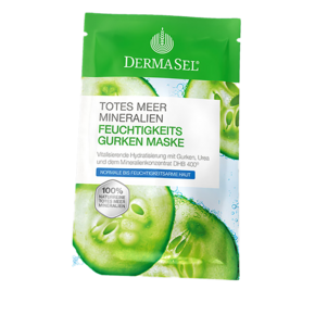 DermaSel® Totes Meer Mineralien Feuchtigkeits Gurken Maske, A-Nr.: 3790994 - 01