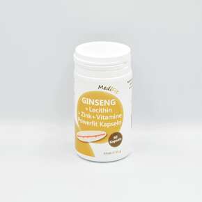 Ginseng + Lecithin + Zink + Vitamine Powerfit Kapseln, A-Nr.: 4547356 - 01