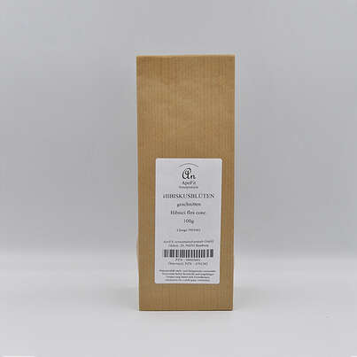 Sie sehen eine Packung Hibiskusblüten geschnitten, Produktbild: 01 Hibiskusblüten geschnitten, A-Nr.: 4791582 - 01