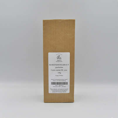 Sie sehen eine Packung Mariendistelkraut geschnitten, Produktbild: 01 Mariendistelkraut geschnitten, A-Nr.: 4791926 - 01