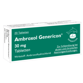 Ambroxol Genericon® 30 mg Tabletten, A-Nr.: 1257787 - 01