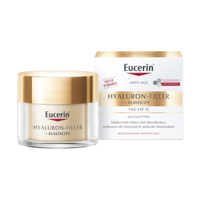 Eucerin Hyaluron-Filler + Elasticity Tagespflege LSF15, 50ml, A-Nr.: 4551228 - 01