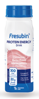 Sie sehen eine Packung Fresubin® Protein Energy Drink Waldbeere, Produktbild: 01 Fresubin® Protein Energy Drink Waldbeere, A-Nr.: 4442120 - 01