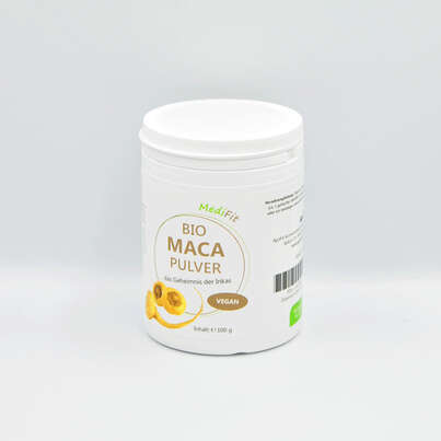 Sie sehen eine Packung Bio Maca Pulver, Produktbild: 01 Bio Maca Pulver, A-Nr.: 4750117 - 01