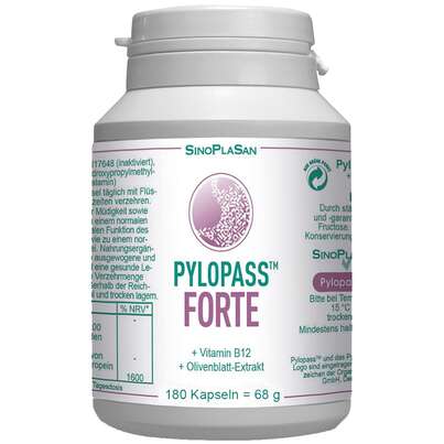 Pylopass FORTE 180 Kapseln mit B12 &amp; OBE, A-Nr.: 5246651 - 01