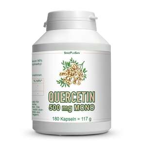 Quercetin 500 mg MONO 180 Kapseln, A-Nr.: 5316759 - 01