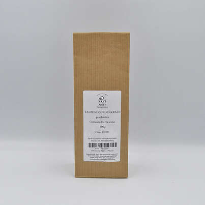 Sie sehen eine Packung Tausendgüldenkraut geschnitten, Produktbild: 01 Tausendgüldenkraut geschnitten, A-Nr.: 4792222 - 01