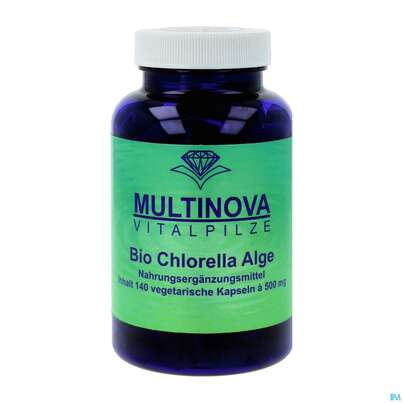 Sie sehen eine Packung Chlorella Algen Bio Kapseln 140st, Produktbild: 02 Chlorella Algen Bio Kapseln 140st, A-Nr.: 4561907 - 02