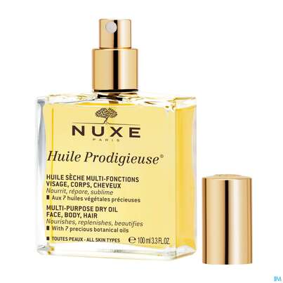 Sie sehen eine Packung Nuxe Huile Prodigieuse Dry Oil 100ml, Produktbild: 03 Nuxe Huile Prodigieuse Dry Oil 100ml, A-Nr.: 4610528 - 03