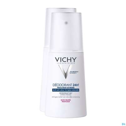 Vichy Deodorant Pumpzerstaeuber Fruchtig 2x100 200ml, A-Nr.: 4736264 - 01