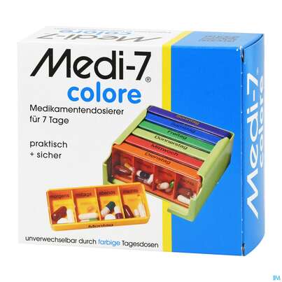 Medikamentendosierer Medi-7 -pharmag 1 Woche Colore 1st, A-Nr.: 4744223 - 02