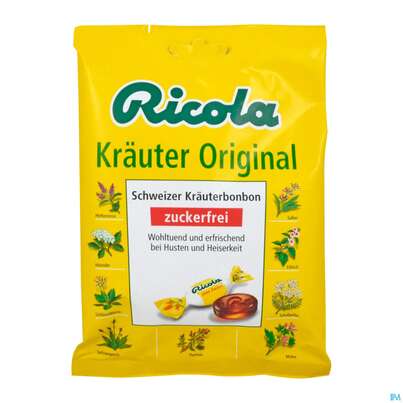 Ricola Zuckerfrei Original Kraeuter Beute 75g, A-Nr.: 5627376 - 01