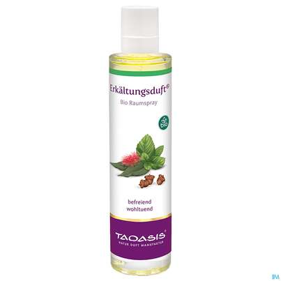 Sie sehen eine Packung Taoasis Erkältungsduft Raumspray 50ml, Produktbild: 01 Taoasis Erkältungsduft Raumspray 50ml, A-Nr.: 3163323 - 01