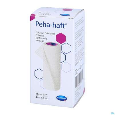 Peha-haft Fixierbinde/latexfrei 4mx 10cm 1st, A-Nr.: 3328244 - 02