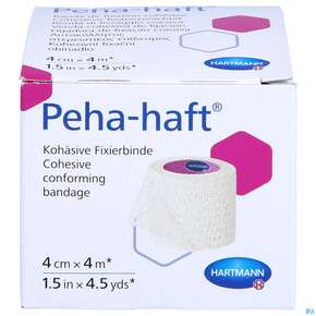 Peha-haft Fixierbinde/latexfrei 4mx 4cm 1st, A-Nr.: 3328215 - 01