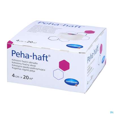 Sie sehen eine Packung Peha-haft Fixierbinde/latexfrei 20mx 4cm 1st, Produktbild: 06 Peha-haft Fixierbinde/latexfrei 20mx 4cm 1st, A-Nr.: 3328273 - 06