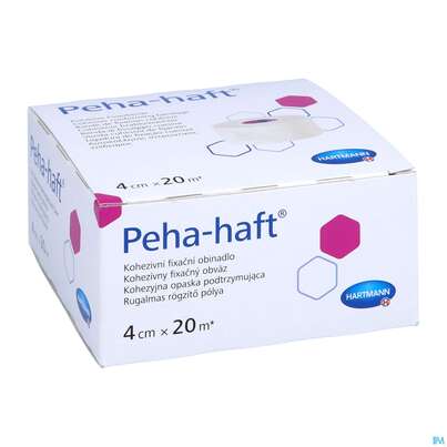 Sie sehen eine Packung Peha-haft Fixierbinde/latexfrei 20mx 4cm 1st, Produktbild: 07 Peha-haft Fixierbinde/latexfrei 20mx 4cm 1st, A-Nr.: 3328273 - 07