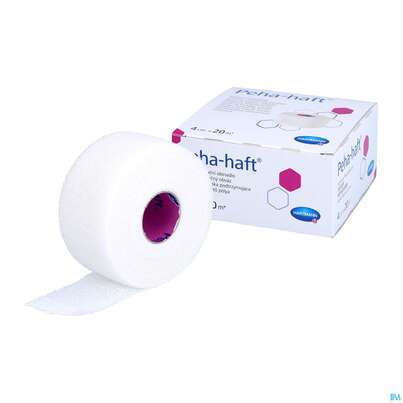 Sie sehen eine Packung Peha-haft Fixierbinde/latexfrei 20mx 4cm 1st, Produktbild: 08 Peha-haft Fixierbinde/latexfrei 20mx 4cm 1st, A-Nr.: 3328273 - 08