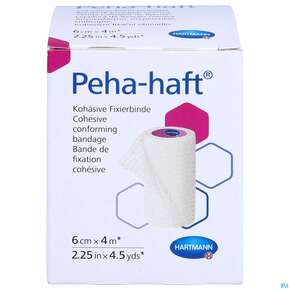 Peha-haft Fixierbinde/latexfrei 4mx 6cm 1st, A-Nr.: 3328221 - 01