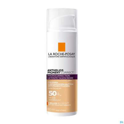Sie sehen eine Packung Sonnenprodukte La Roche Posay Anthelios Pigment Correct Lsf50+light 50ml, Produktbild: 03 Sonnenprodukte La Roche Posay Anthelios Pigment Correct Lsf50+light 50ml, A-Nr.: 5572072 - 03