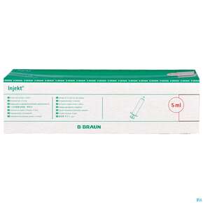 Injektionsspritzen U.zubeh. Einmalspritzen Braun Injekt 5ml 100st, A-Nr.: 2692568 - 01