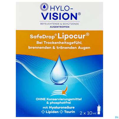 Augentropfen Hylo-vision Safe Drop Lipocur 10ml 2st, A-Nr.: 5381573 - 01