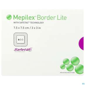 Wundverband Mepilex Silikon Border/flex/lite 7,5x 7,5cm 5st, A-Nr.: 3067849 - 01