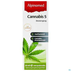 Cannabis 5 Dosierspray Alpinamed 10ml, A-Nr.: 5448886 - 01