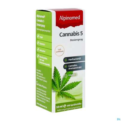 Cannabis 5 Dosierspray Alpinamed 10ml, A-Nr.: 5448886 - 02