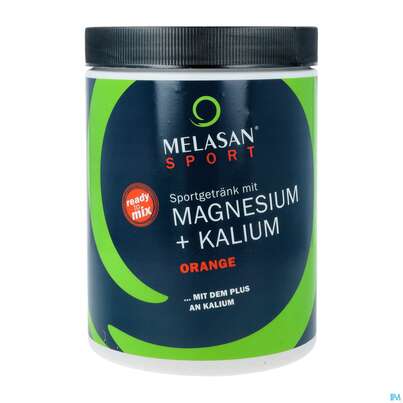 Sie sehen eine Packung Melasan/sport Sportgetraenk Magnesium Kalium Orange 610g, Produktbild: 02 Melasan/sport Sportgetraenk Magnesium Kalium Orange 610g, A-Nr.: 5304578 - 02