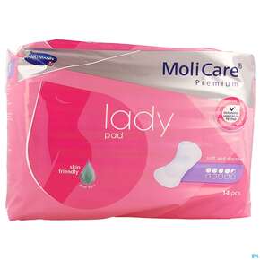 Inkontinenz Molicare Premium/lady Pad Tropfen 4,5 14st, A-Nr.: 4918657 - 01