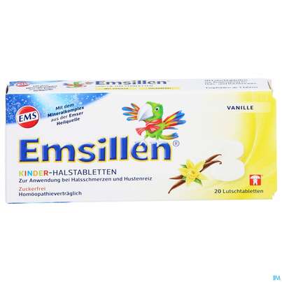 Emsillen Kinder Halstabl Vanille 20st, A-Nr.: 4363745 - 01