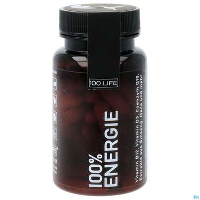 Sie sehen eine Packung Life 100 Monatspackung Kapseln 100% Energie 60st, Produktbild: 01 Life 100 Monatspackung Kapseln 100% Energie 60st, A-Nr.: 4784978 - 01