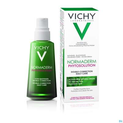 Sie sehen eine Packung Vichy Normaderm Phytosolution Pflege 2-fache-wirkung 50ml, Produktbild: 08 Vichy Normaderm Phytosolution Pflege 2-fache-wirkung 50ml, A-Nr.: 5060544 - 08