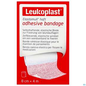 Elastische Binden Elastomull/haft/leukoplast 4mx 8cm 1st, A-Nr.: 4757964 - 01