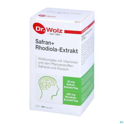 Safran +rhodiola Extrakt Kapseln Dr.wolz Nr 60548 120st, A-Nr.: 4297758 - 02