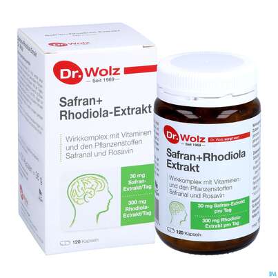 Safran +rhodiola Extrakt Kapseln Dr.wolz Nr 60548 120st, A-Nr.: 4297758 - 05